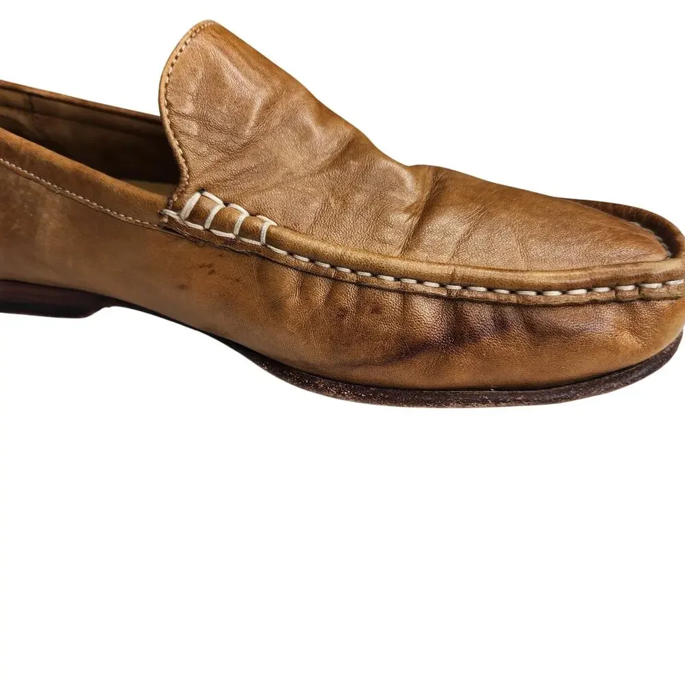 Cole Haan Brown Leather Loafers Slip On Shoes Men's Size 9M Classic